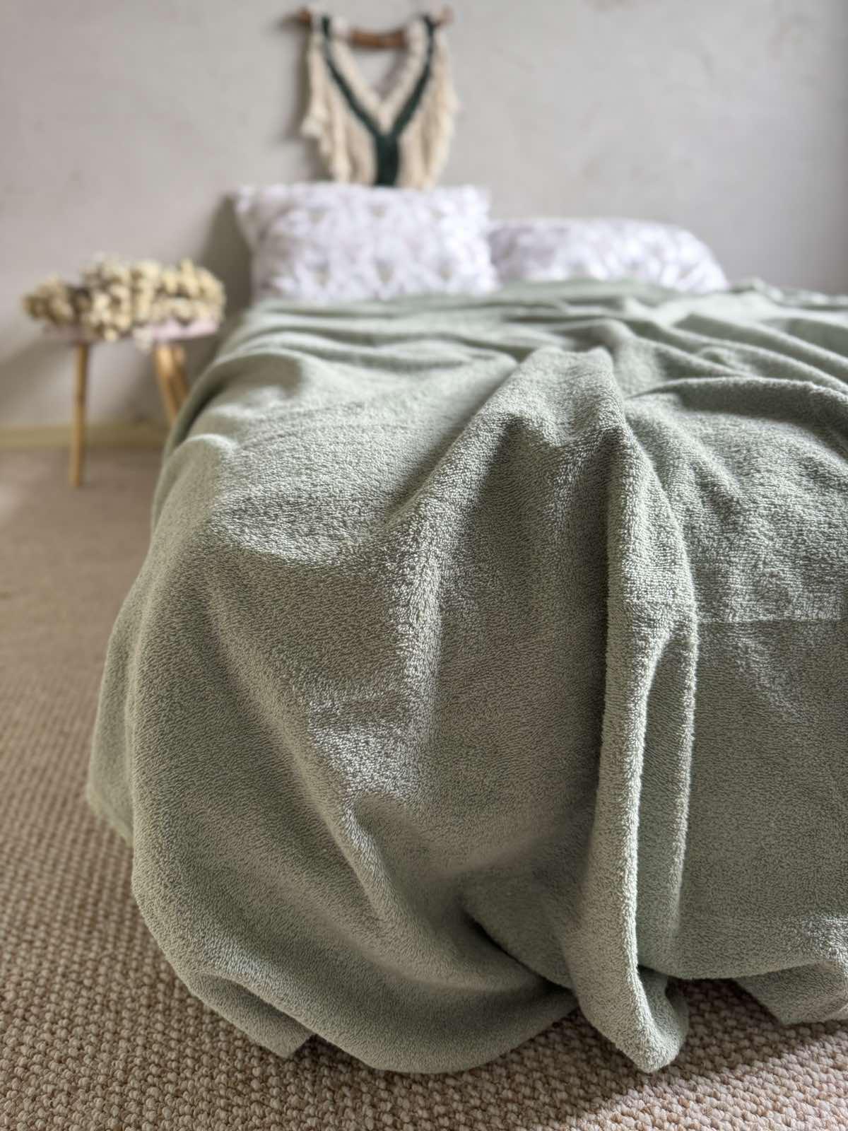 Простынь-покрывало махровое ZEINTEX MADEIRA хлопковое 150х220 см Бирюзовый (26991417) - фото 3 Простынь-покрывало махровое ZEINTEX MADEIRA хлопковое 150х220 см Бирюзовый (26991417) - фото 3