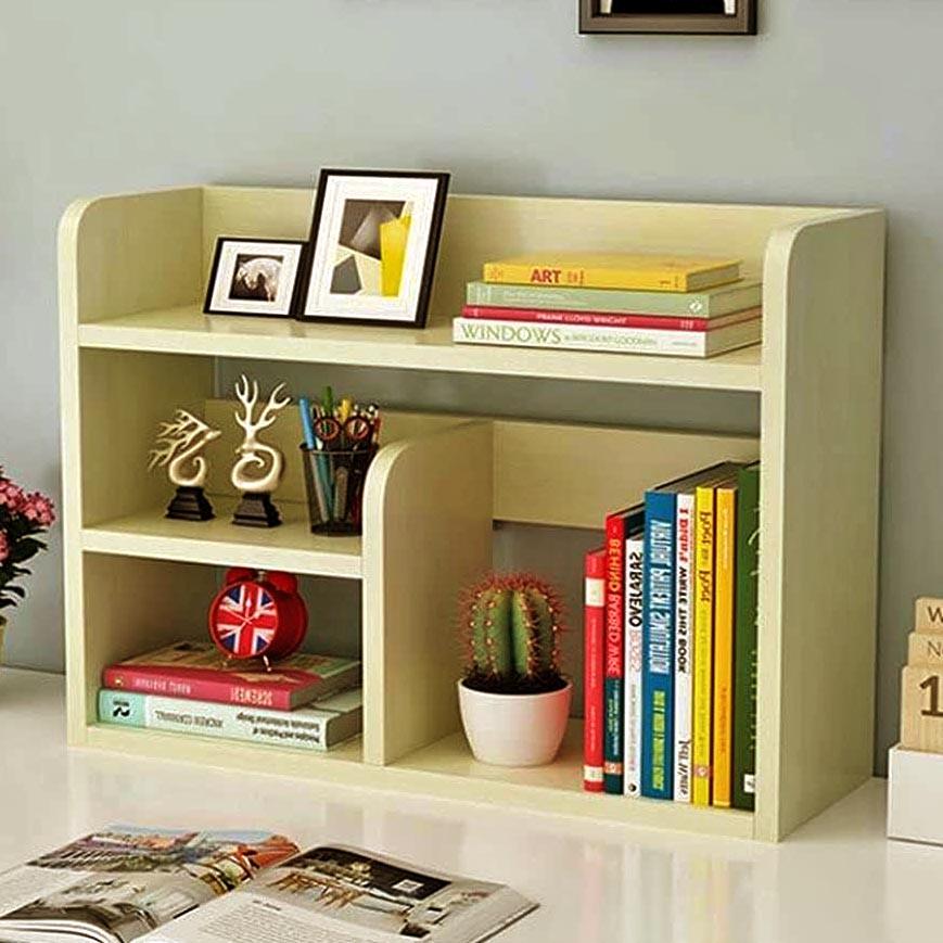 Полка-надстройка настольная из дерева Лонгол лимонад (АКД-003651)