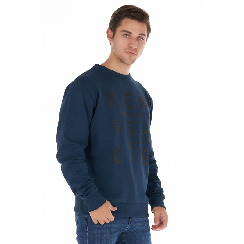 Чоловічий світшот Kvl 10302122 XL Синій - фото 2 Чоловічий світшот Kvl 10302122 XL Синій - фото 2