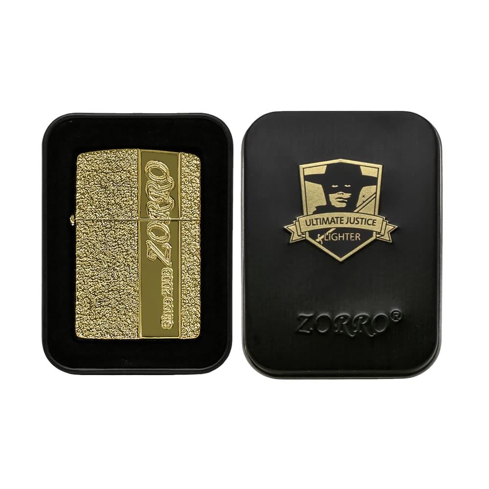 ᐉ Зажигалка зорро бензиновая Zorro Limited Edition Gold (ЗК-153