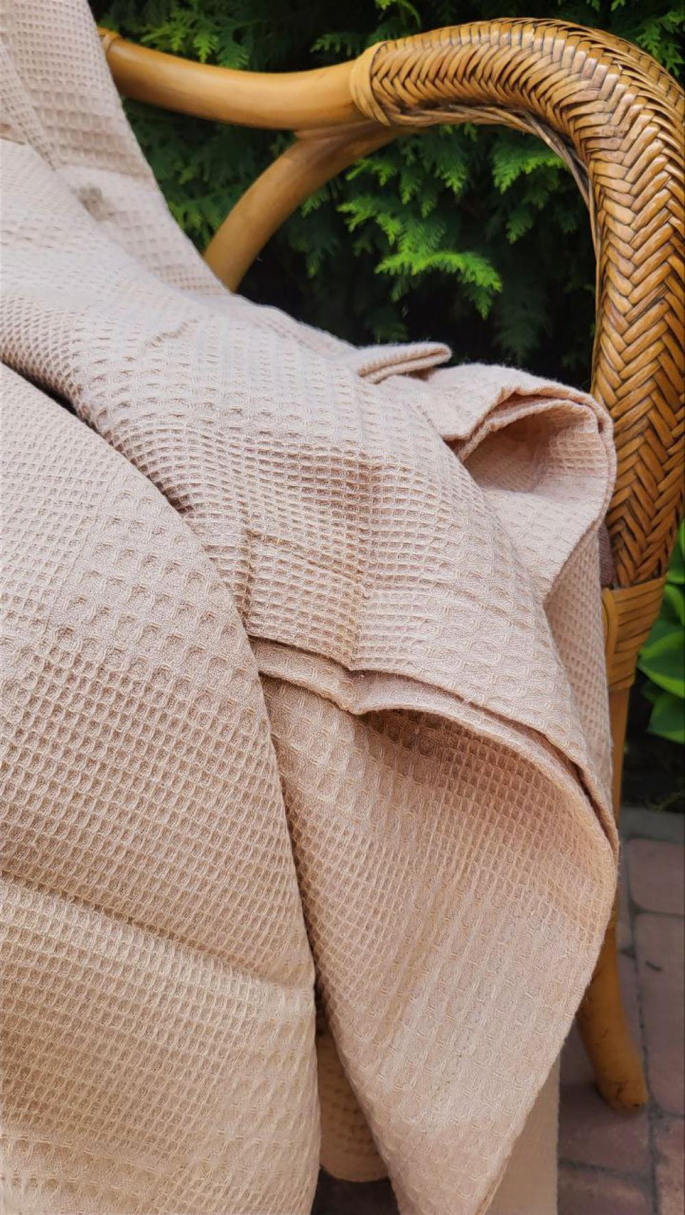 Покрывало Пике Вафелька 160x220 см Горчичный (11175) - фото 2 Покрывало Пике Вафелька 160x220 см Горчичный (11175) - фото 2