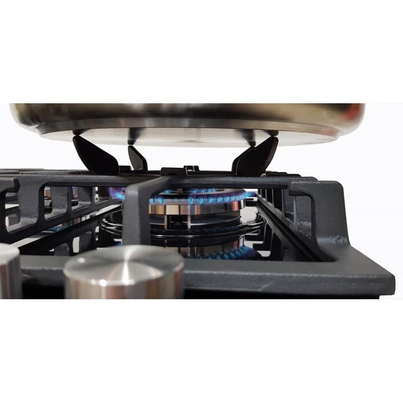 Варильна поверхня Luxor RG 650 BGL SS з підставкою для Wok (22694352) - фото 8