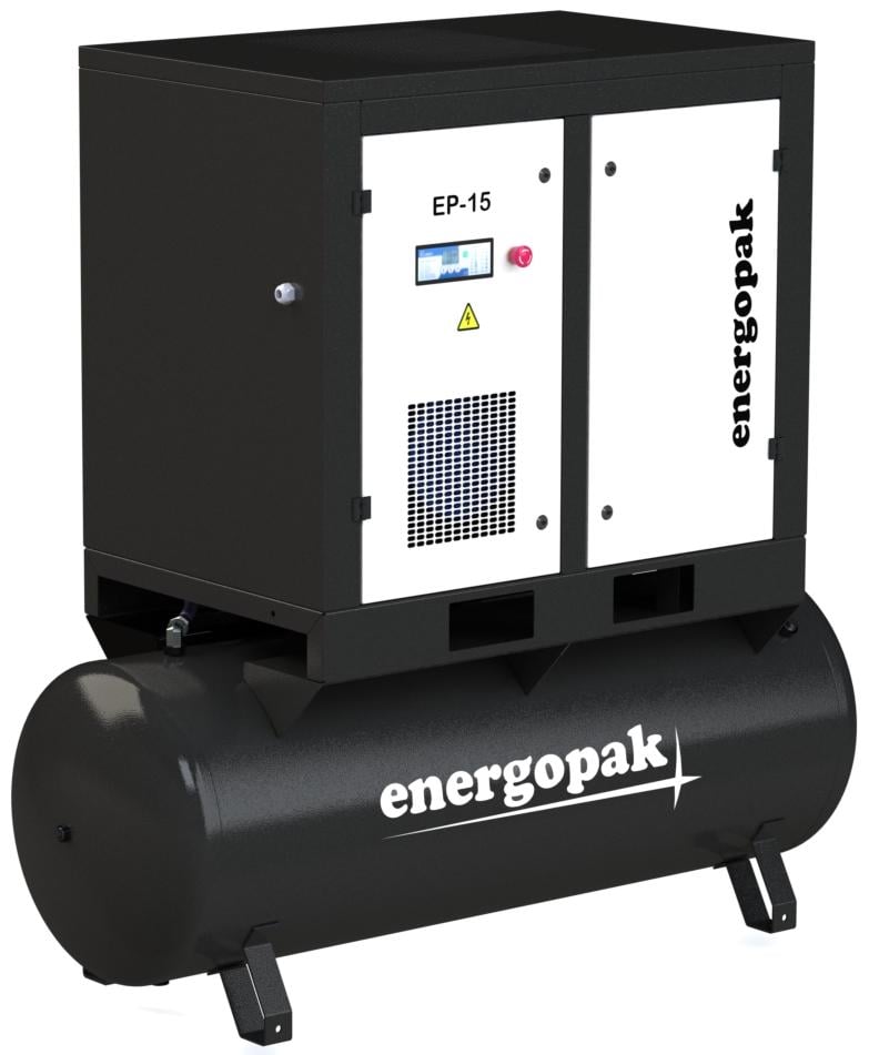 Компрессор винтовой Energopak EP 15-T270 с ресивером 270 л 2,0 м3/мин 10 бар 15 кВт