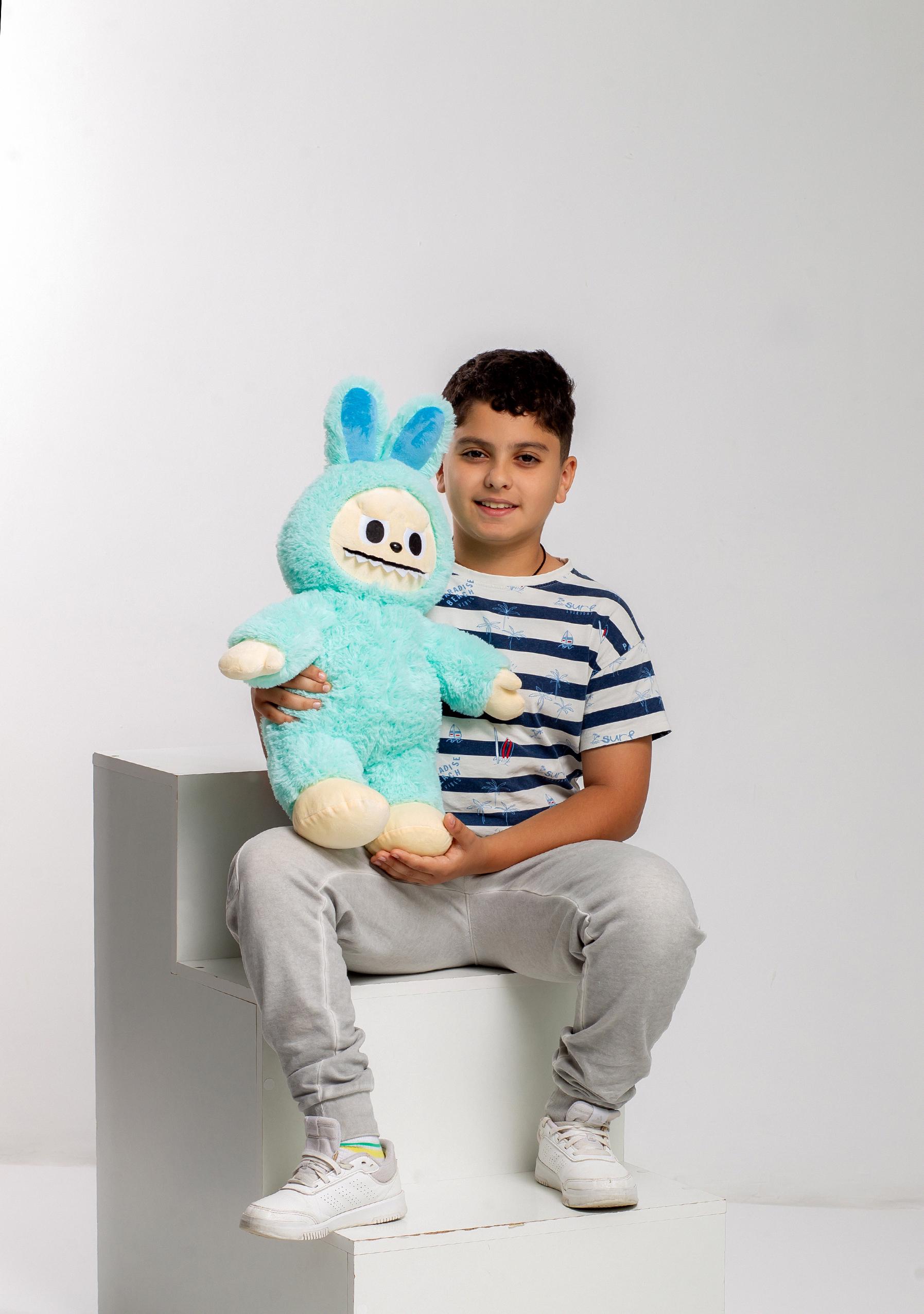 Игрушка мягкая Labubu Голубой - фото 3