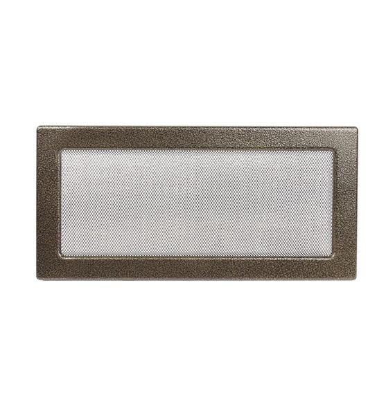 Решетка каминная 37х17 см Антик золото (12895780)