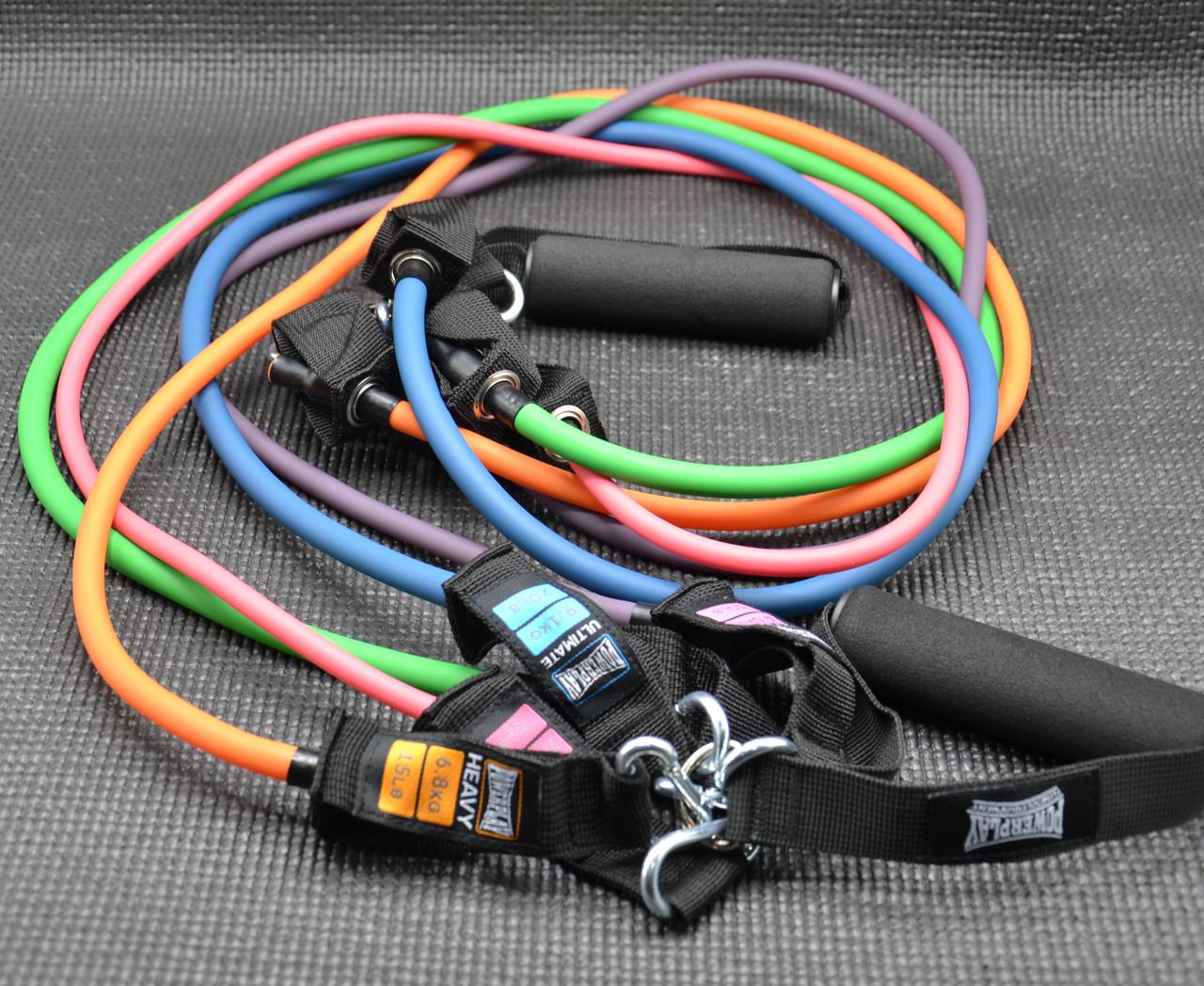 Набор трубчатых эспандеров PowerPlay PP-4102 Expander Set 5 шт. до 35 кг (A-012903) - фото 6