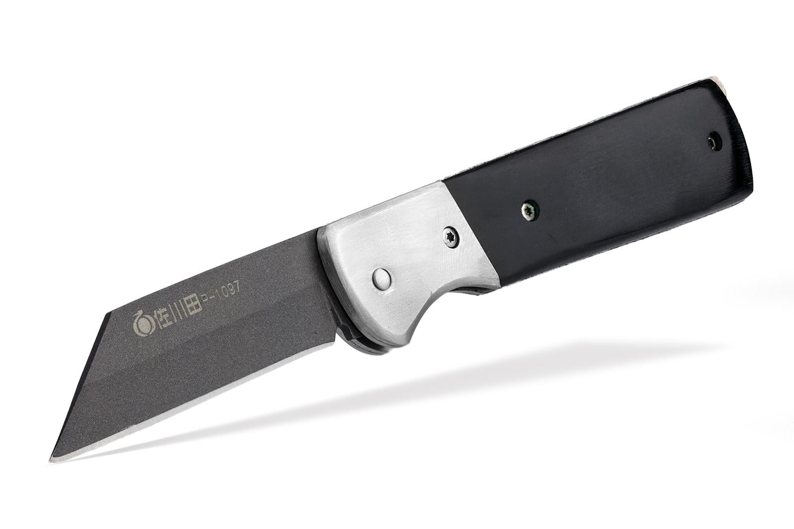 Нож строительный складной Sagawata Kiridashi обоюдоострый тефлоновое покрытие 70 мм (P-1097)