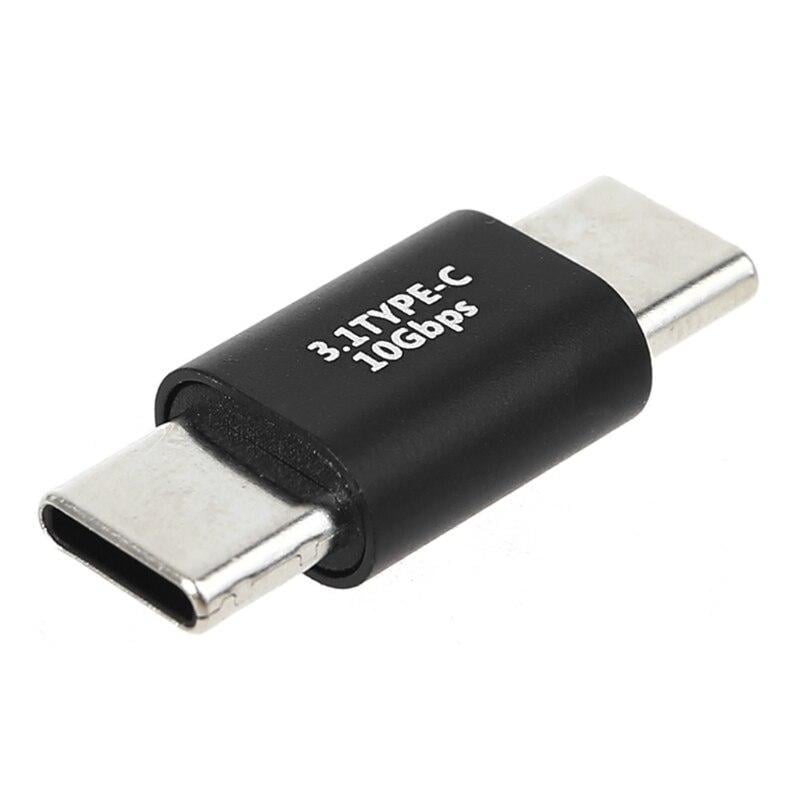 Переходник-адаптер прямой USB Type-С 3.1 M/M 10Gbps eXpert Type-1 Black