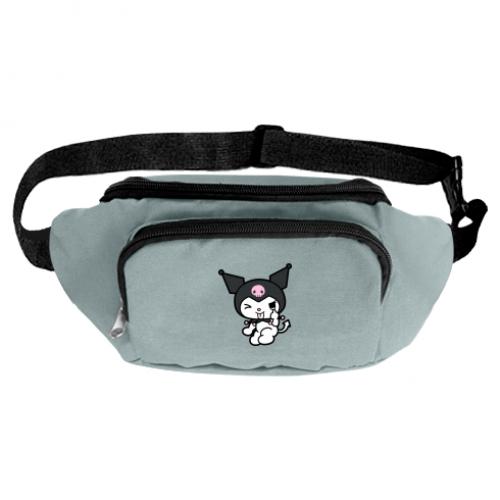 Поясная сумка-бананка Kuromi Hello Kitty Серый (7446700-4-141951)