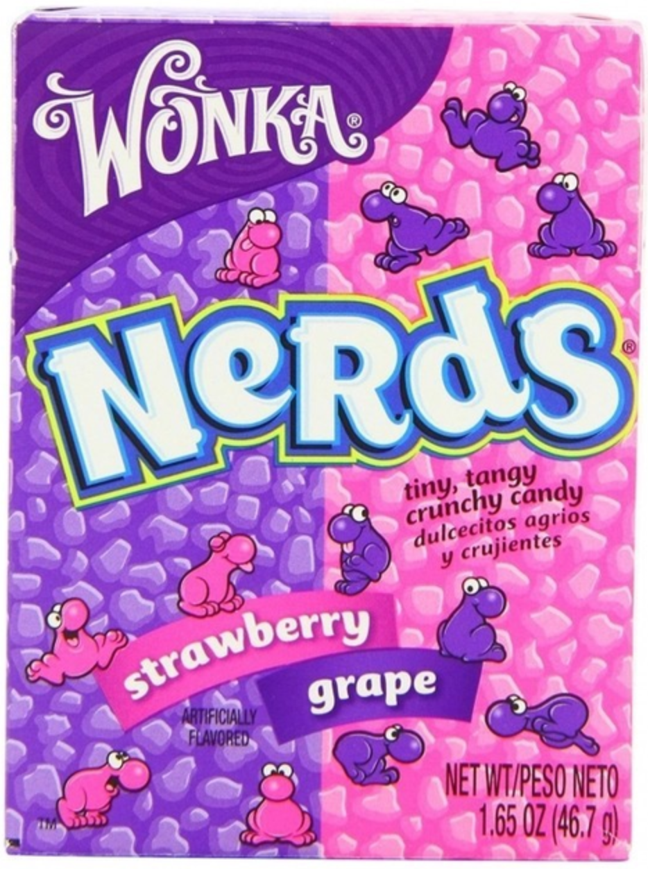 Драже Wonka Nerds Виноград та Полуниця 46,7г (440778557)