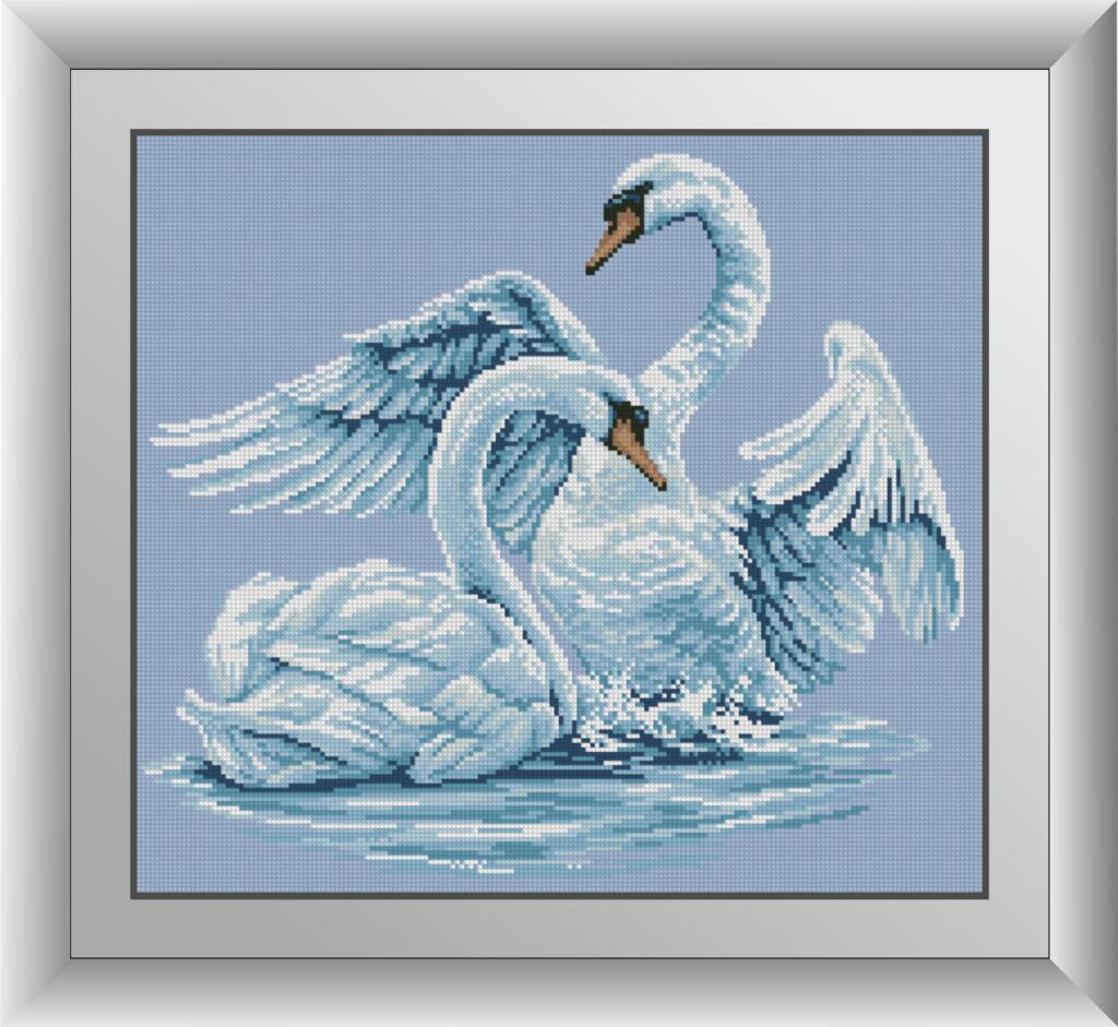 Алмазная мозаика Dream Art Лебединая верность 42x47 см (DA.30126)