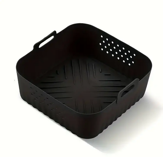 Форма силіконова для аерогрилю та мультипечі ребриста 20,5 см Чорний (REN-22BL) - фото 1 Форма силіконова для аерогрилю та мультипечі ребриста 20,5 см Чорний (REN-22BL) - фото 1