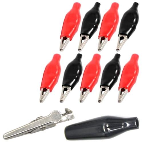 Затиск крокодил в ізоляції на дріт під пайку 27 мм 10 шт. (312802) Затиск крокодил в ізоляції на дріт під пайку 27 мм 10 шт. (312802)