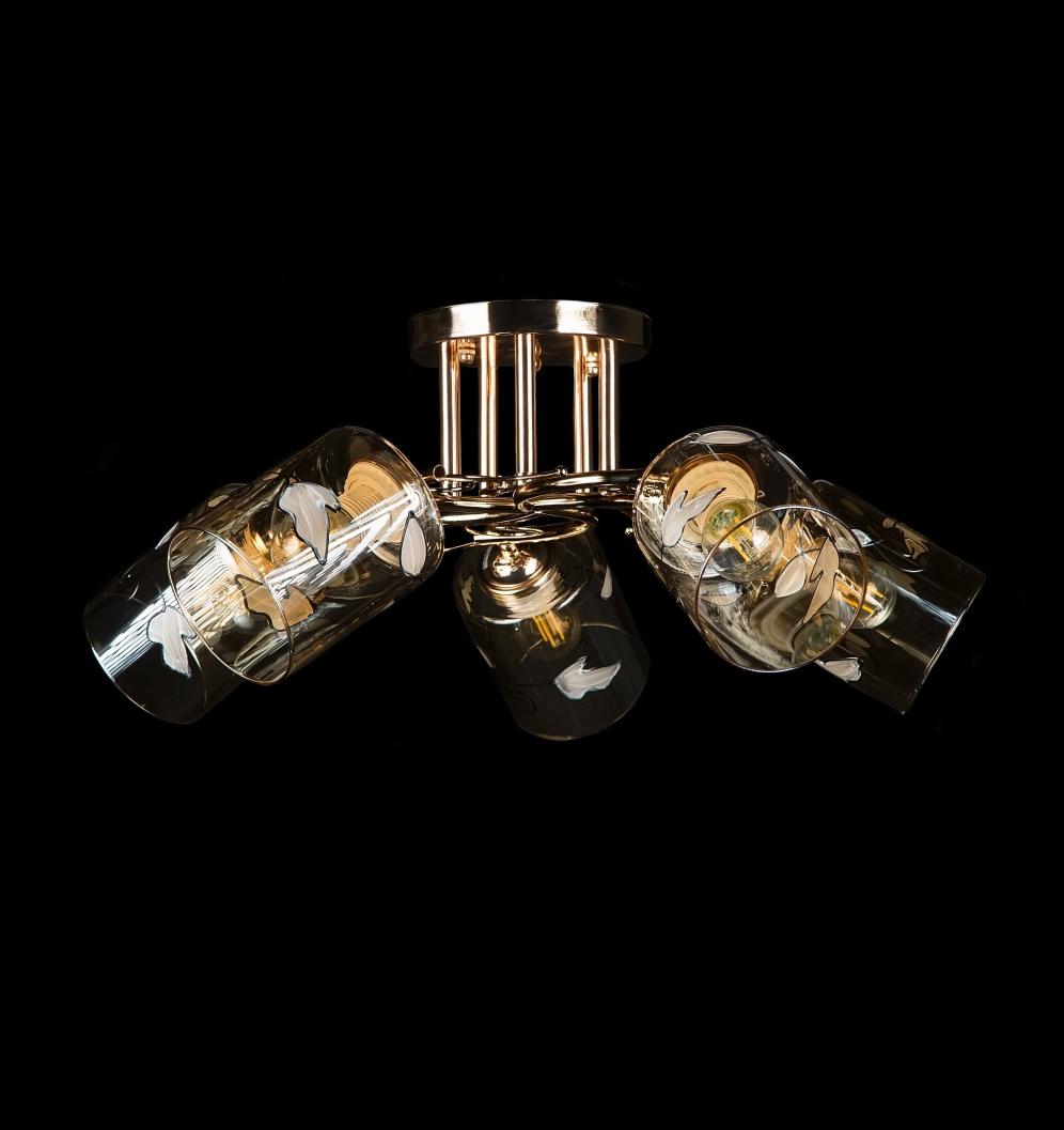 Люстра с плафонами Splendid Ray (L9621A/5 FGD) Люстра с плафонами Splendid Ray (L9621A/5 FGD)