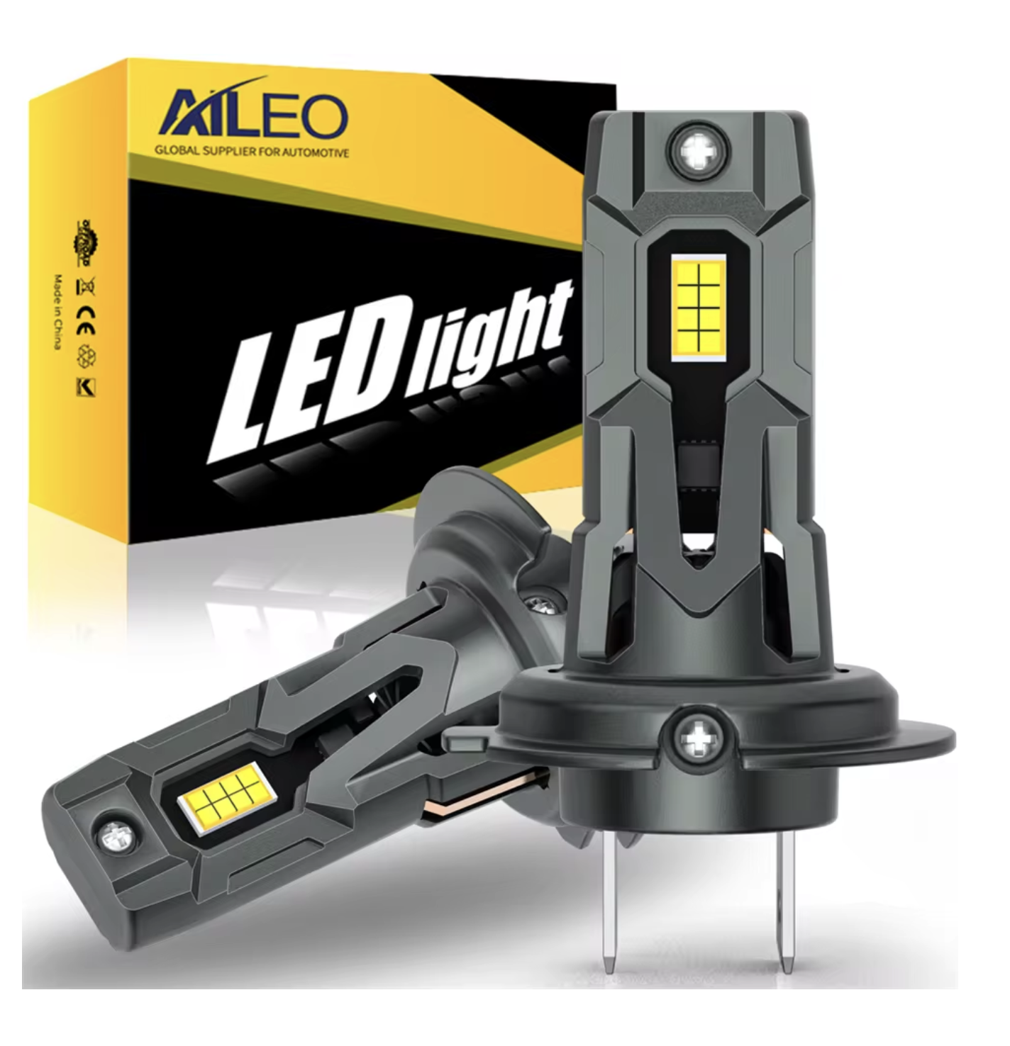 Автомобильные лампы LED AILEO H7 90W 12000Lm 6500K с вентилятором Canbus Ready 2 шт.