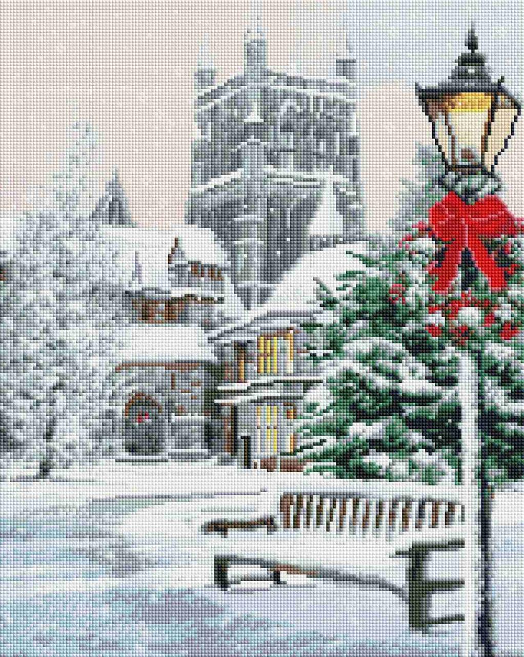 Алмазна мозаїка ColorArt Різдвяна казка 40х50 см (SP084)