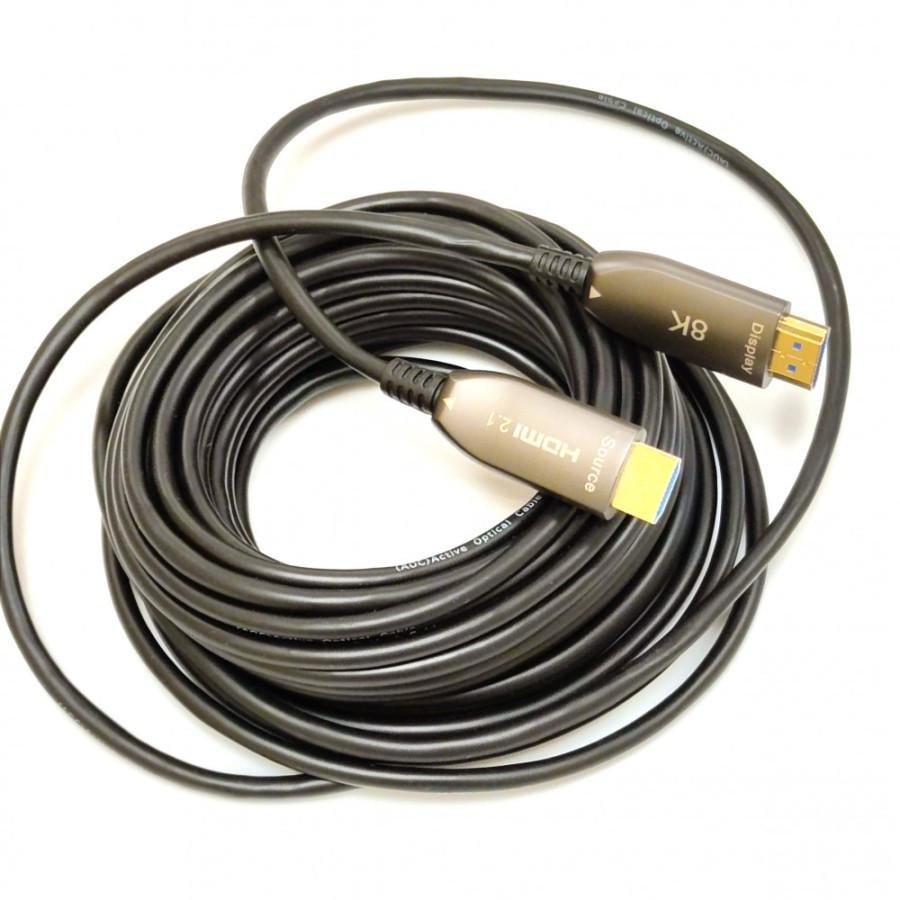 Кабель HDMI V2. 1 оптоволокно 48Gbps для разрешений до 8K 25 м (000048906)