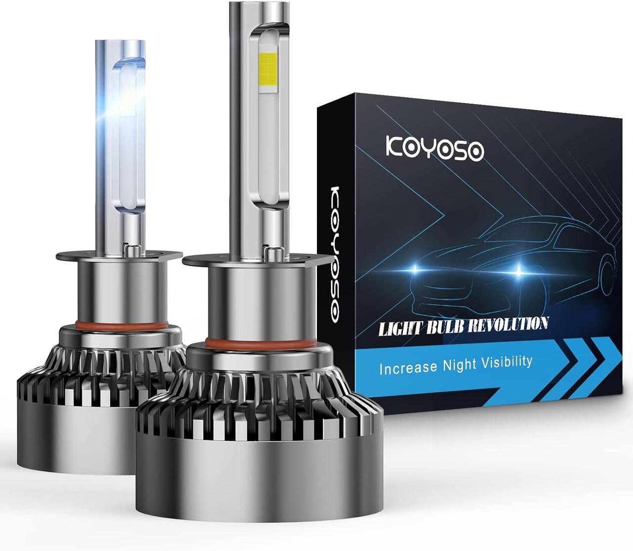 Лампы светодиодные головного света KOYOSO H1 20000 LM 120W 2 шт.