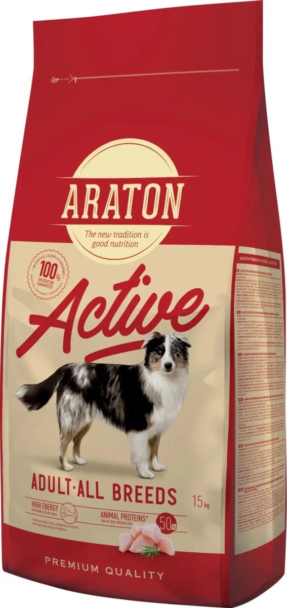 Корм сухой Araton Active-All Breeds для активных собак 15 кг (4771317456342) Корм сухой Araton Active-All Breeds для активных собак 15 кг (4771317456342)