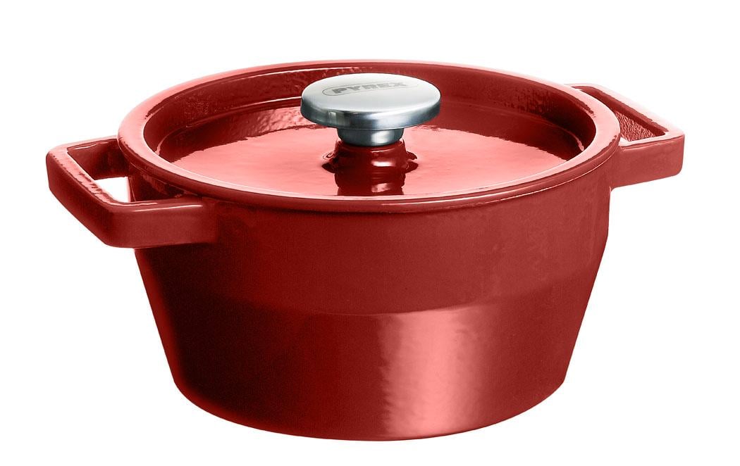 Кастрюля PYREX Slow Cook чугун 2,2 л Красный (UG-SC5AC20/6641)