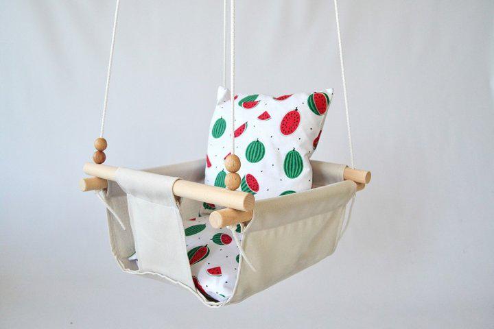 Дитяча гойдалка Infancy Бахча Молочний (10140312) - фото 2 Дитяча гойдалка Infancy Бахча Молочний (10140312) - фото 2