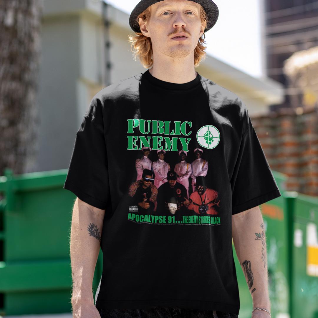 Футболка унисекс Public Enemy Apocalypse 91 the enemy strikes black 4XL Черный (0000012257)