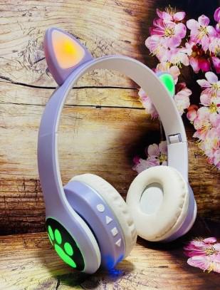 Наушники беспроводные Cat Ear Purple VZV-23M с кошачьими ушками и подсветкой Фиолетовый - фото 2 Наушники беспроводные Cat Ear Purple VZV-23M с кошачьими ушками и подсветкой Фиолетовый - фото 2