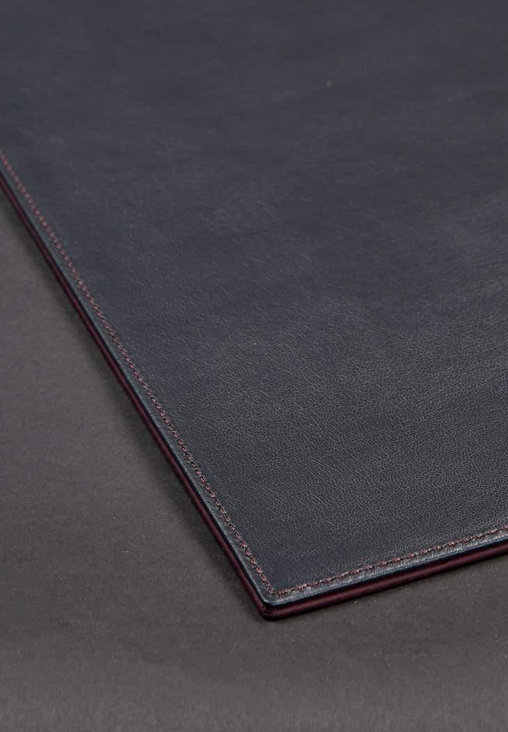 Накладка на стол руководителя кожаная 1.0 Бордовый (A-027165) - фото 4