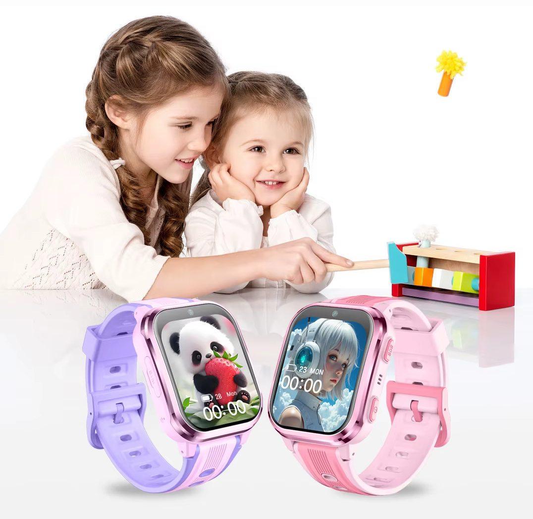 Смарт-часы детские Lemfo D58 SIM GPS Android 8.1 8 Гб 4G SOS Розовый (35729879) - фото 3