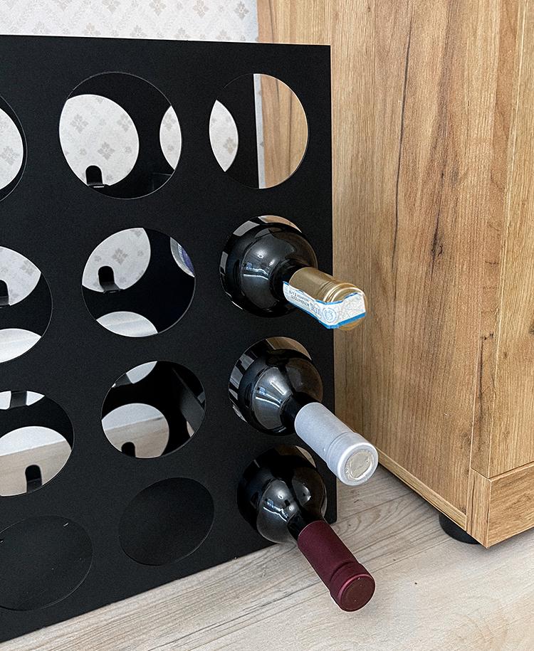 Подставка для вина NC Home Прямая на 12 бутылок (110234) - фото 7 Подставка для вина NC Home Прямая на 12 бутылок (110234) - фото 7