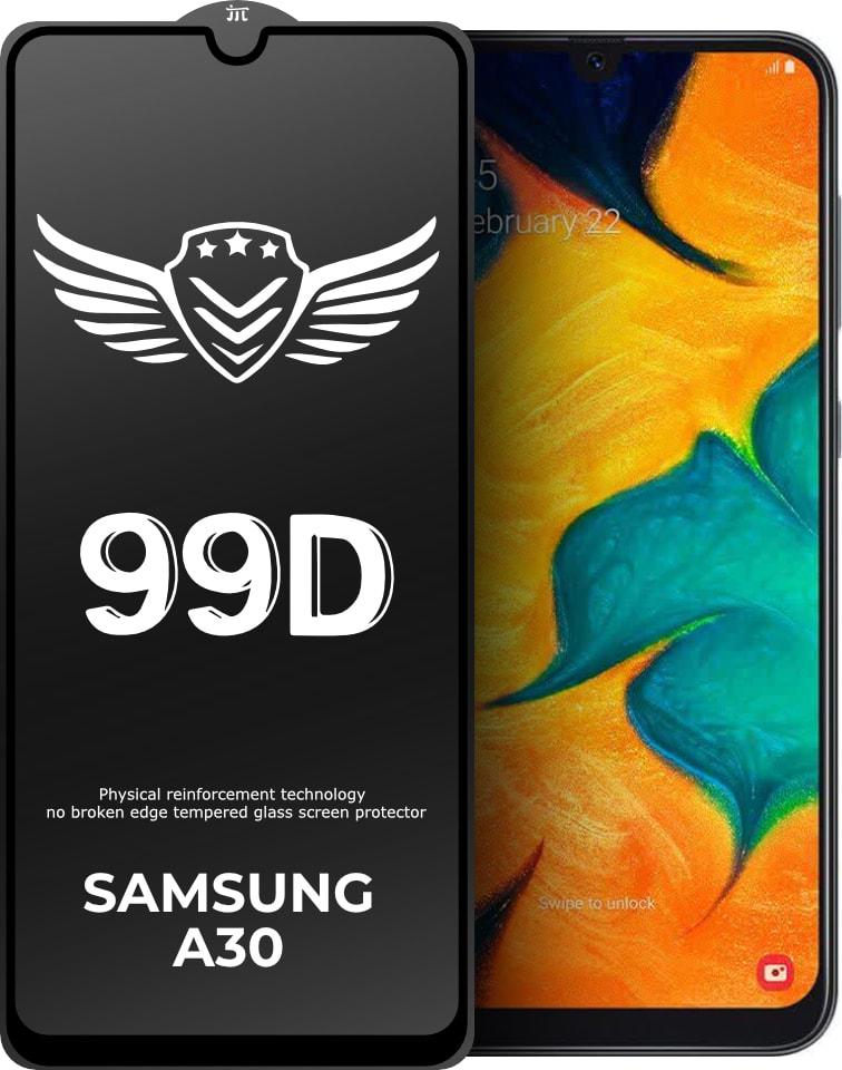 Стекло защитное FlyGuard Samsung Galaxy A30 A505 Full Glue (31295)