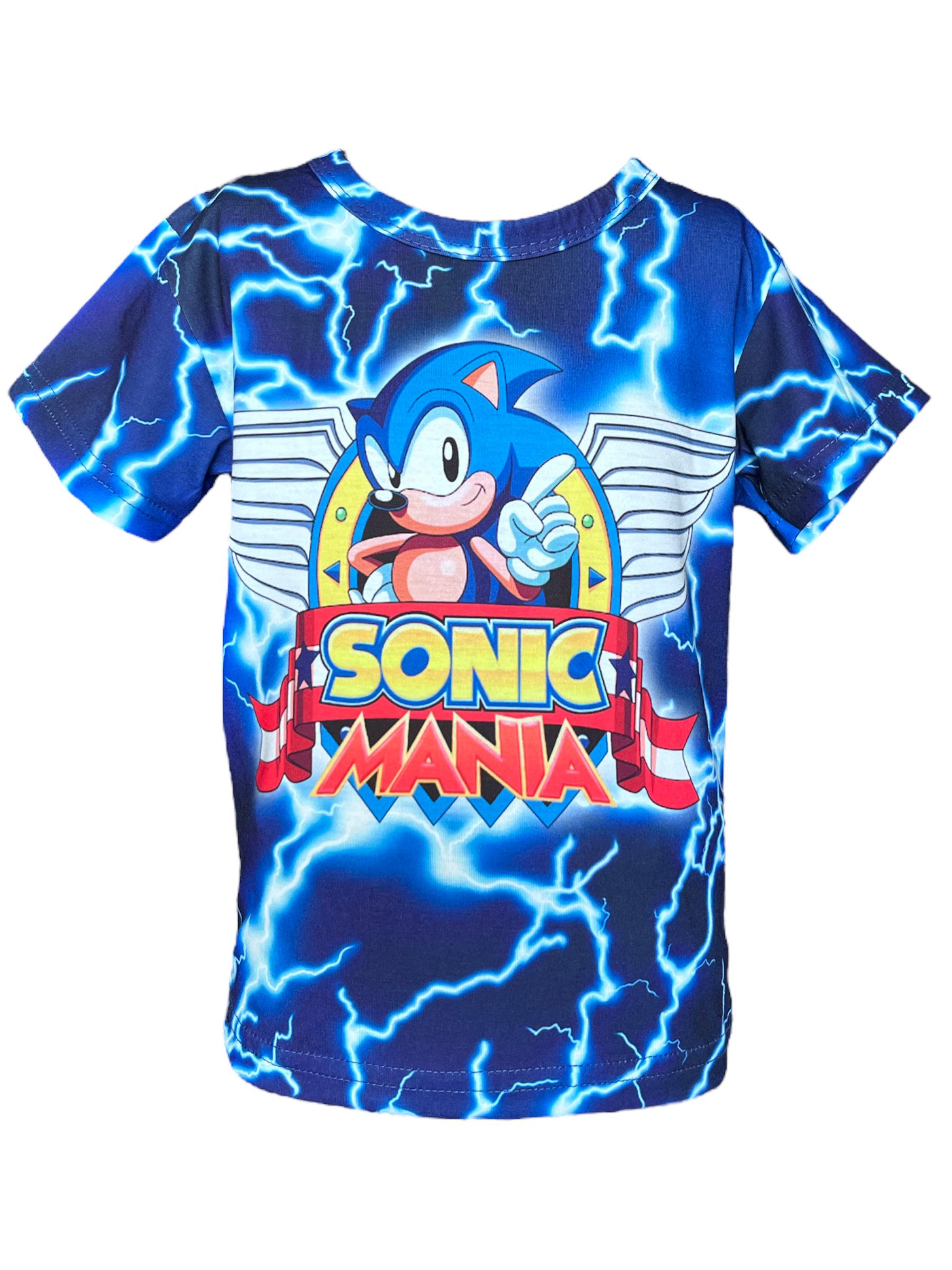 Футболка для мальчика Соник 104 см Синий