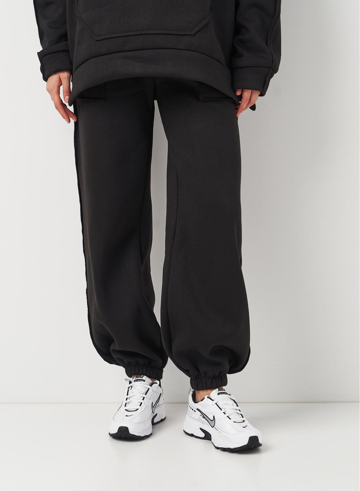 Спортивный костюм утепленный Вилена женский р. 48 Черный (2288073115) - фото 3 Спортивный костюм утепленный Вилена женский р. 48 Черный (2288073115) - фото 3