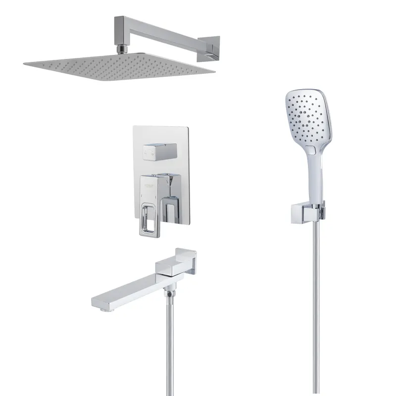 Встраиваемая душевая система KOER KB-66009-01 3 функции Chrome (KR6019)