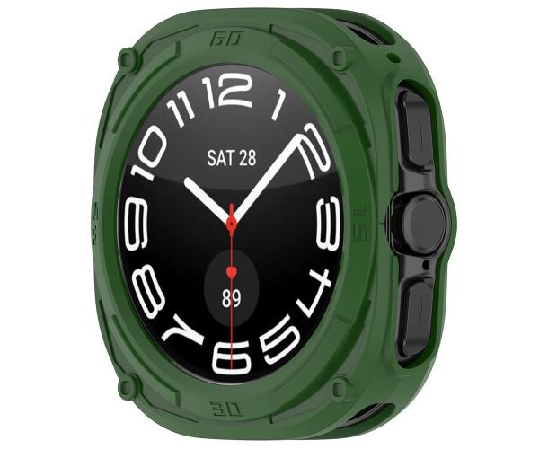 Чохол силіконовий для смарт-годинника Samsung Galaxy Watch Ultra 47 мм Зелений