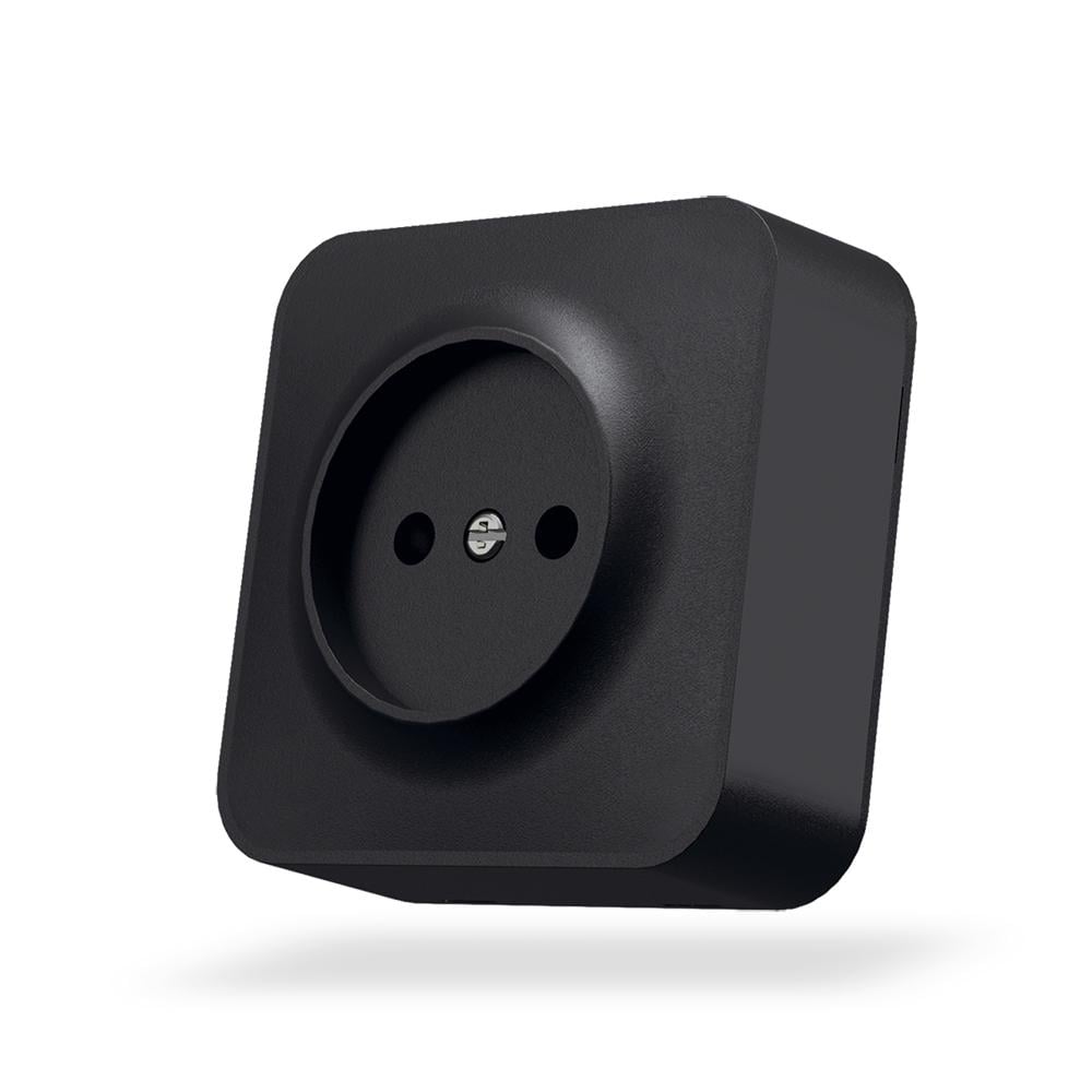 Розетка одинарна зовнішня Videx Binera IP20 Чорний графіт (12622) Розетка одинарна зовнішня Videx Binera IP20 Чорний графіт (12622)