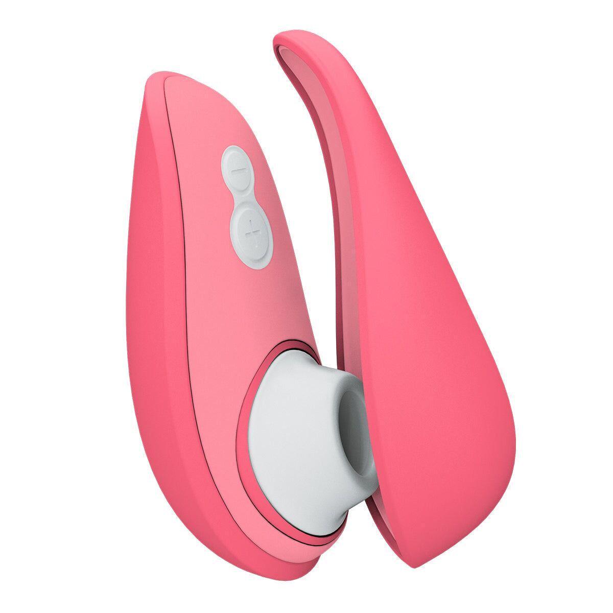 Стимулятор вакуумный клиторальный Womanizer Liberty 2 Vibrant Rose 8 режимов/магнитная крышечка (SX0522)