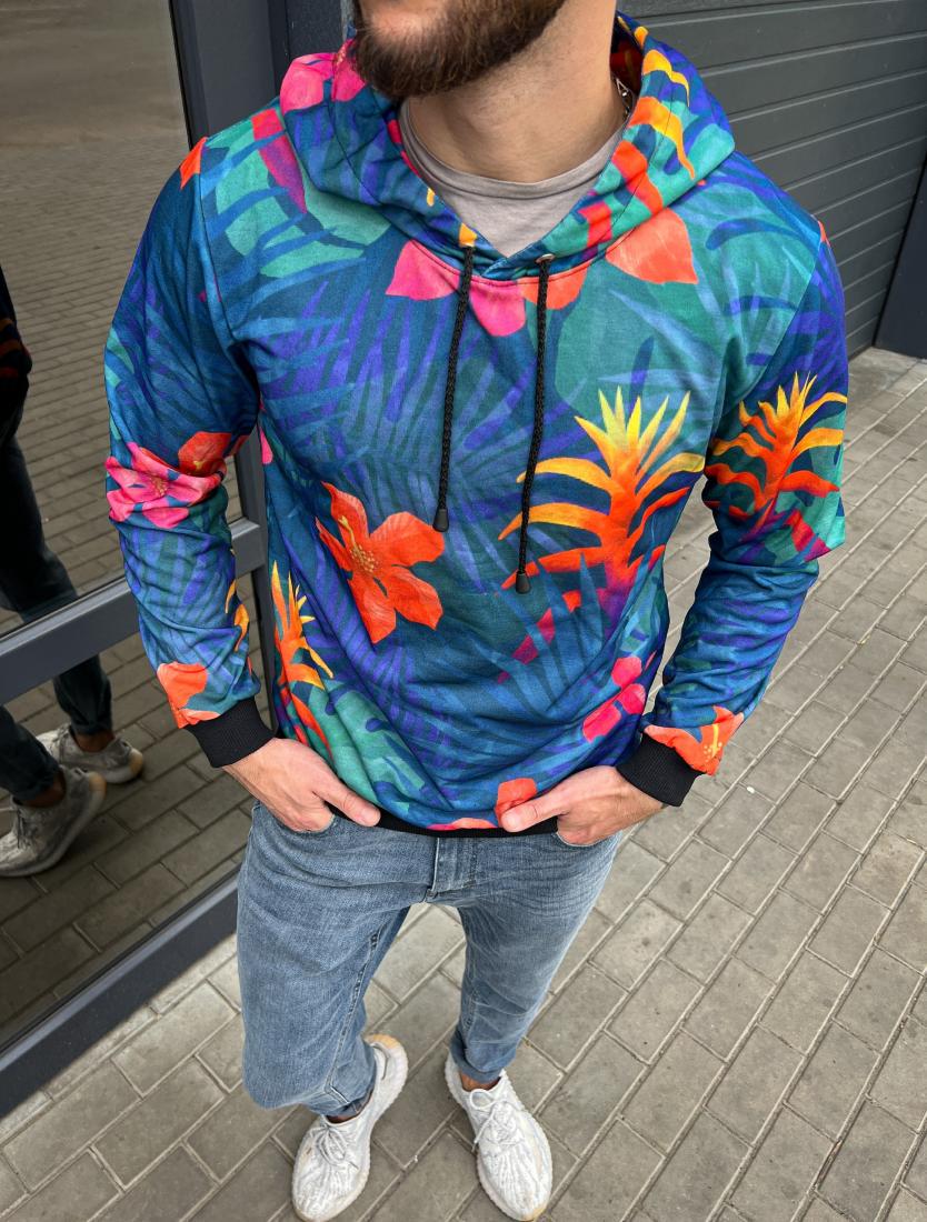 Худи 6-175 Голубой M (17757) - фото 2 Худи 6-175 Голубой M (17757) - фото 2