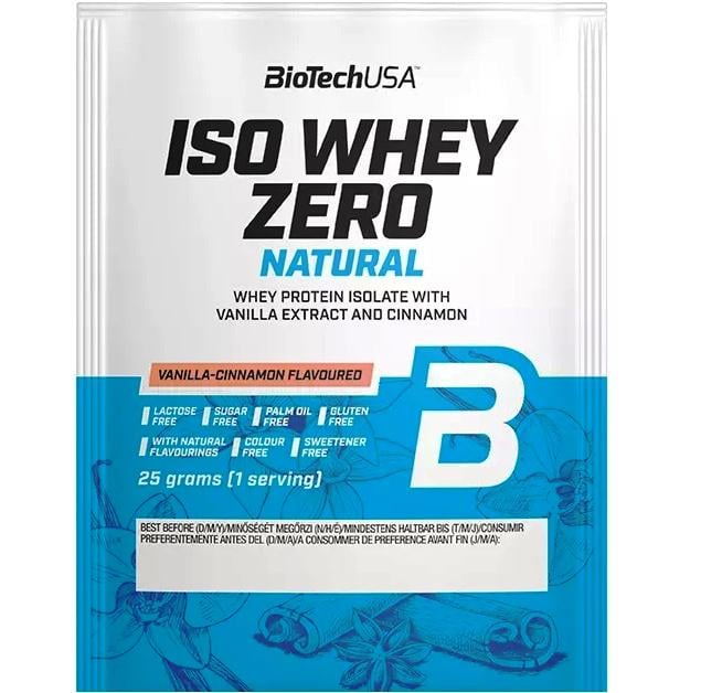 Протеин BioTechUSA Iso Whey Zero Natural 25 г Cinnamon/Vanilla