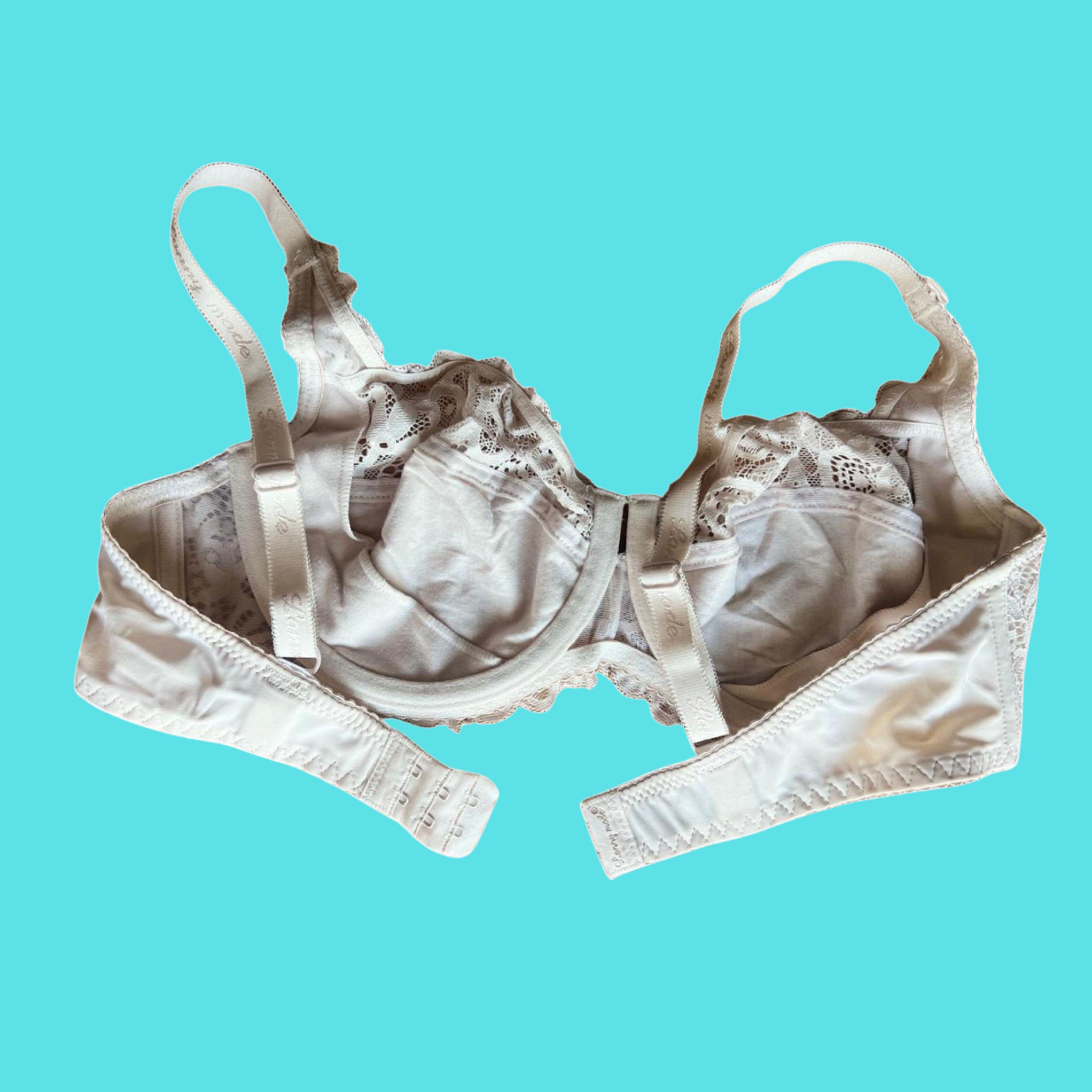 Бюстгальтер с косточками Lanny Mode тонкий кружевной 85C Кремовый (11118) - фото 3