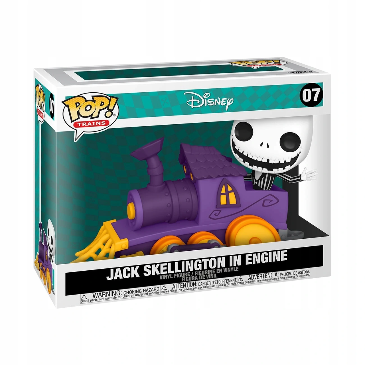 Фігурка Funko Pop Disney Jack Skellington in Engine 10 см (D JSE 07) - фото 2