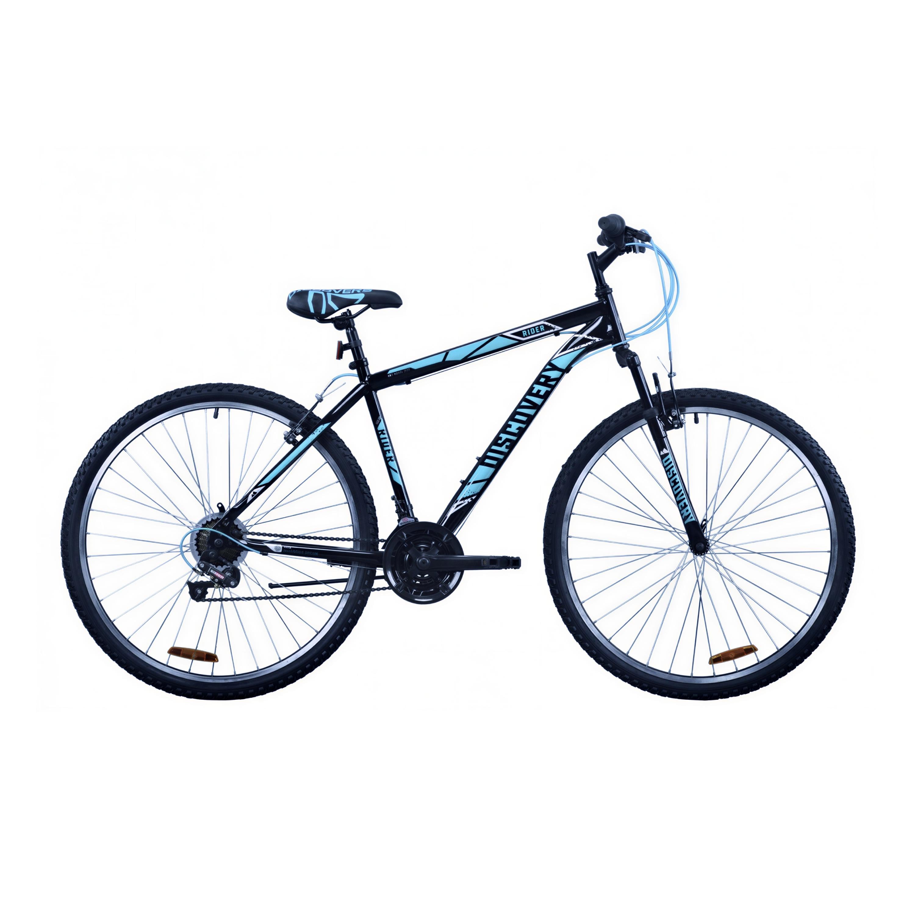 Велосипед горный найнер 29" Discovery Rider AM Vbr рама 21" на рост 185-200 см Черно-синий (OPS-DIS-29-073)