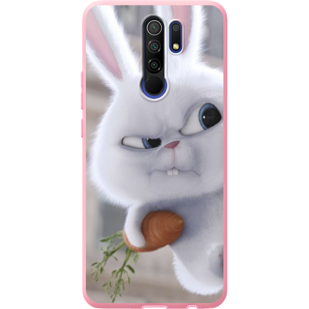 Чехол BoxFace Xiaomi Redmi 9 Rabbit Snowball Розовый силикон (40233-up1116-41992)