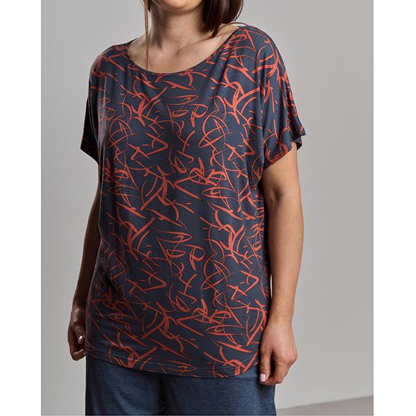 Піжама жіноча бавовняна шорти/футболка 4XL (10891) - фото 3