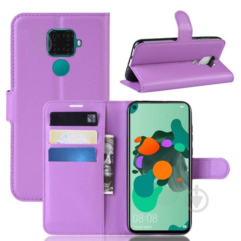 Чохол-книжка Litchie Wallet Huawei Mate 30 Lite / Nova 5i Pro Violet (hub_eogG41429) - фото 2