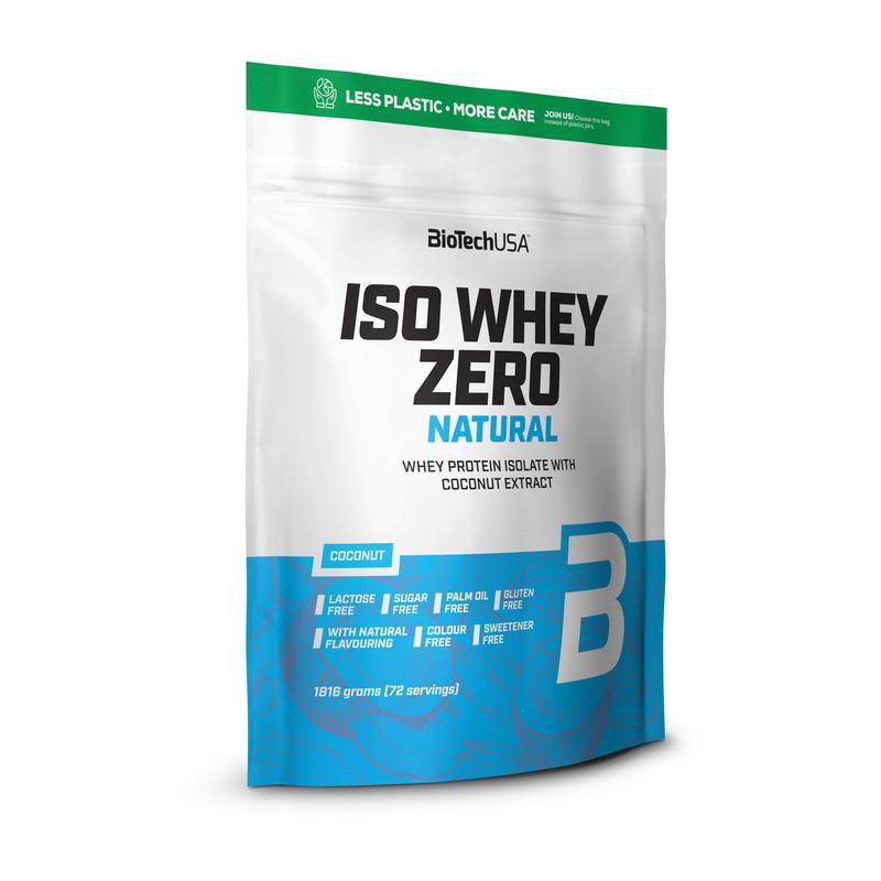 Сывороточный изолят BioTech USA Iso Whey Zero Natural 500 г Кокос (11542-01)