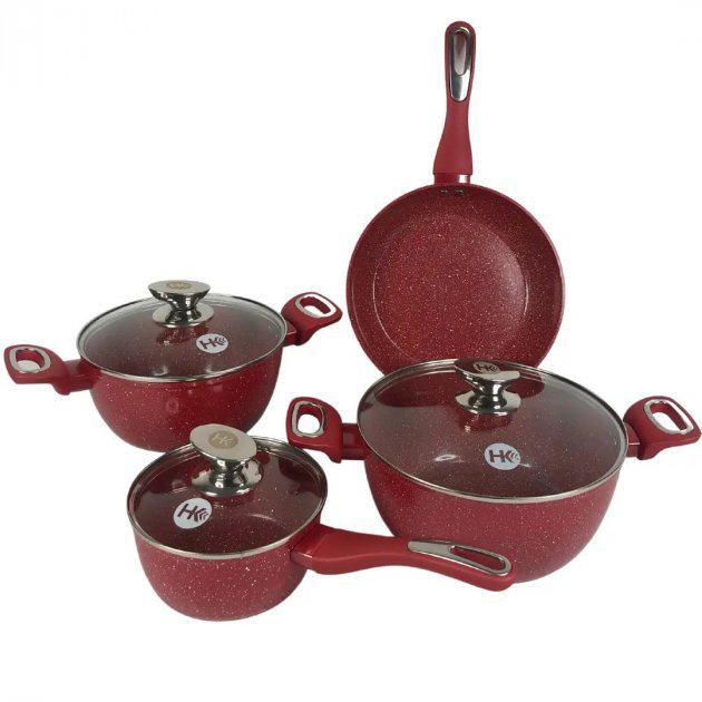 Набор посуды Higher Kitchen HK-314-2 с гранитным антипригарным покрытием (10177847)
