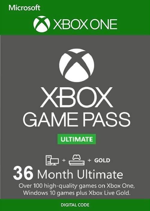 Електронний код-підписка Xbox Game Pass Ultimate на 36 місяців Xbox One/Series для всіх регіонів та країн