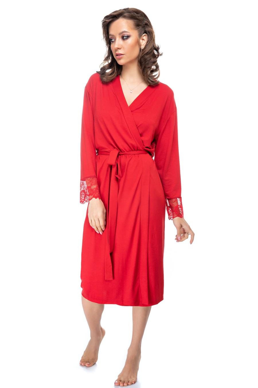 Халат Fleri р. 48 XL Красный (68091)