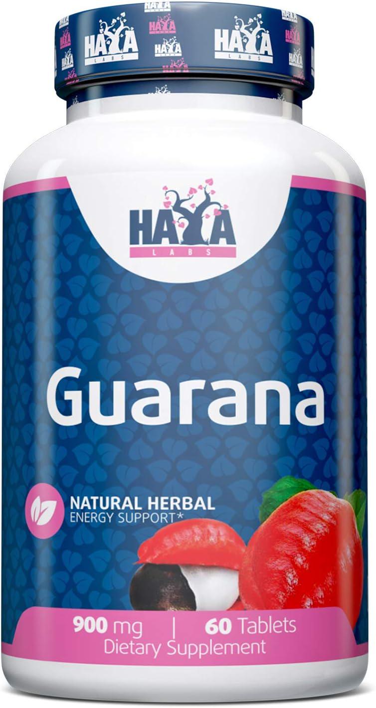 Комплекс Гуарана Haya Labs Guarana 900 мг 60 таблеток Комплекс Гуарана Haya Labs Guarana 900 мг 60 таблеток